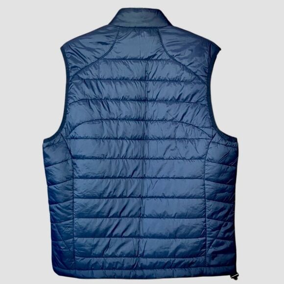 Johnnie-O Hudson Quilted Vest in Navy Blue/Rust Men’s M - Picture 4 of 7